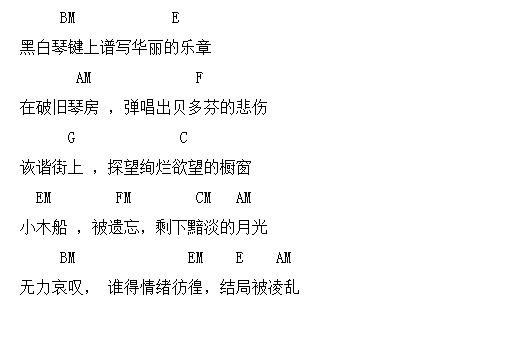 郑毅《贝多芬的悲伤文本》吉他谱