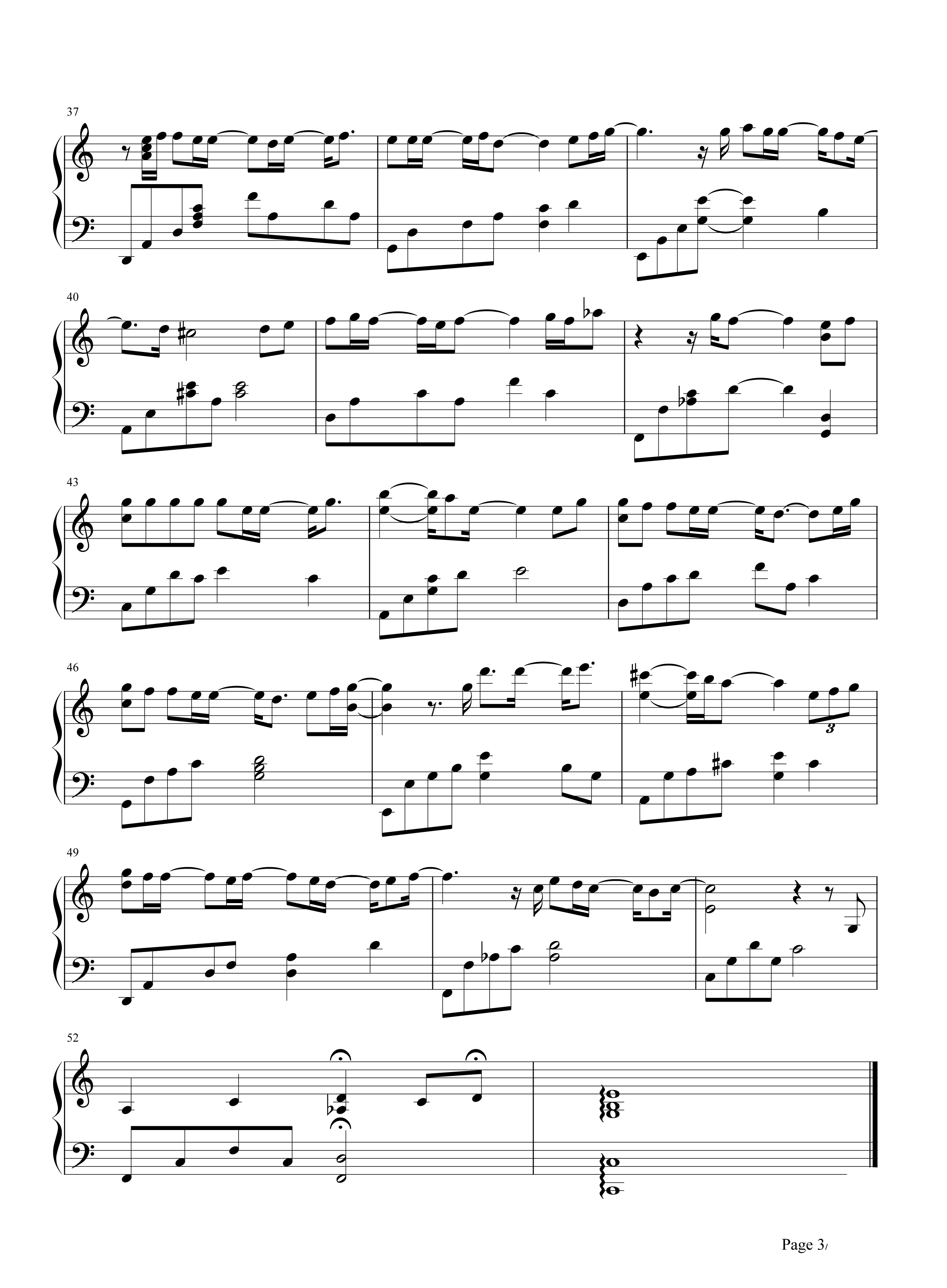 尹莱美《聆听你的话》钢琴谱五线谱