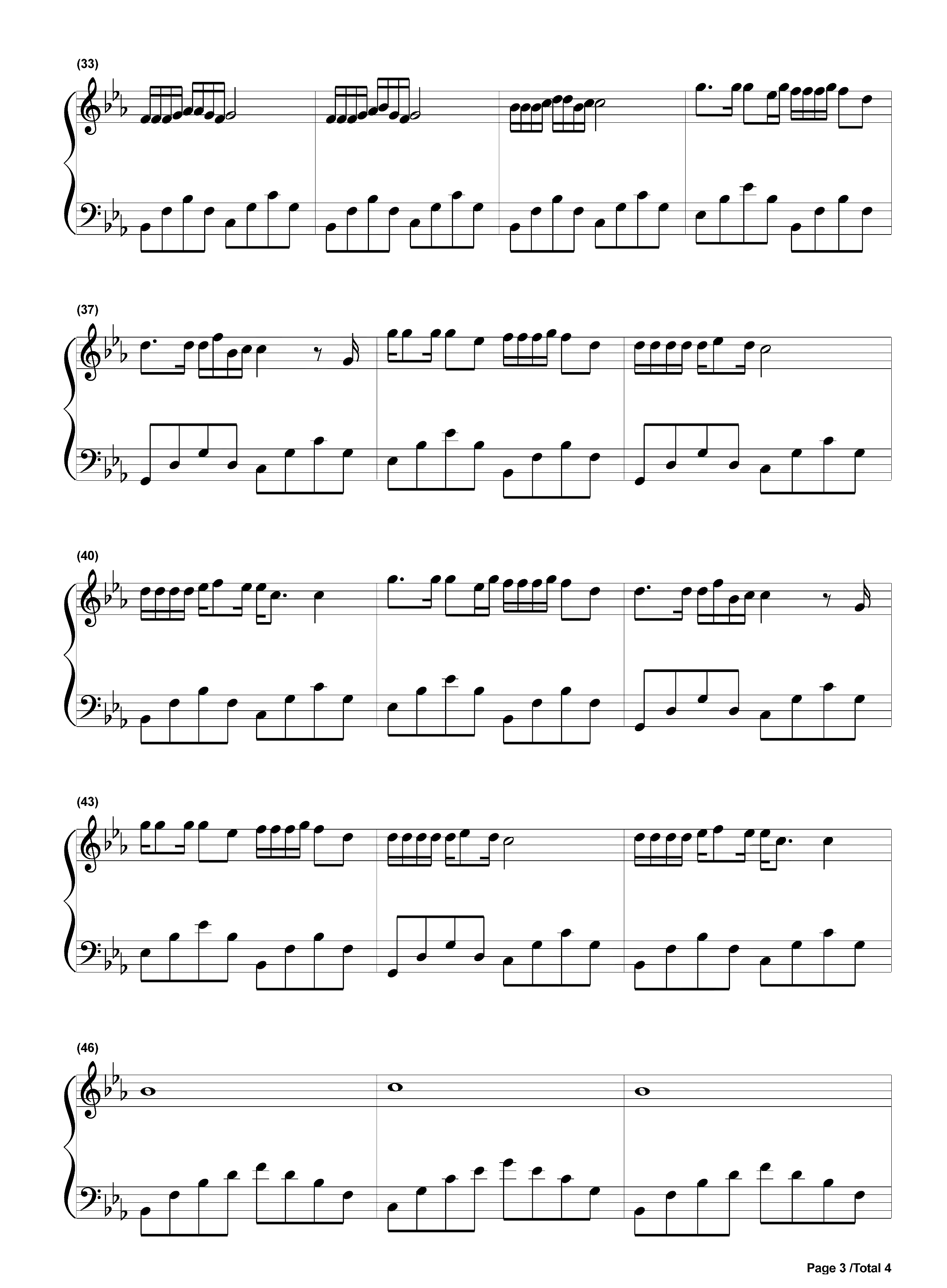海来阿木《阿果吉曲》钢琴谱五线谱