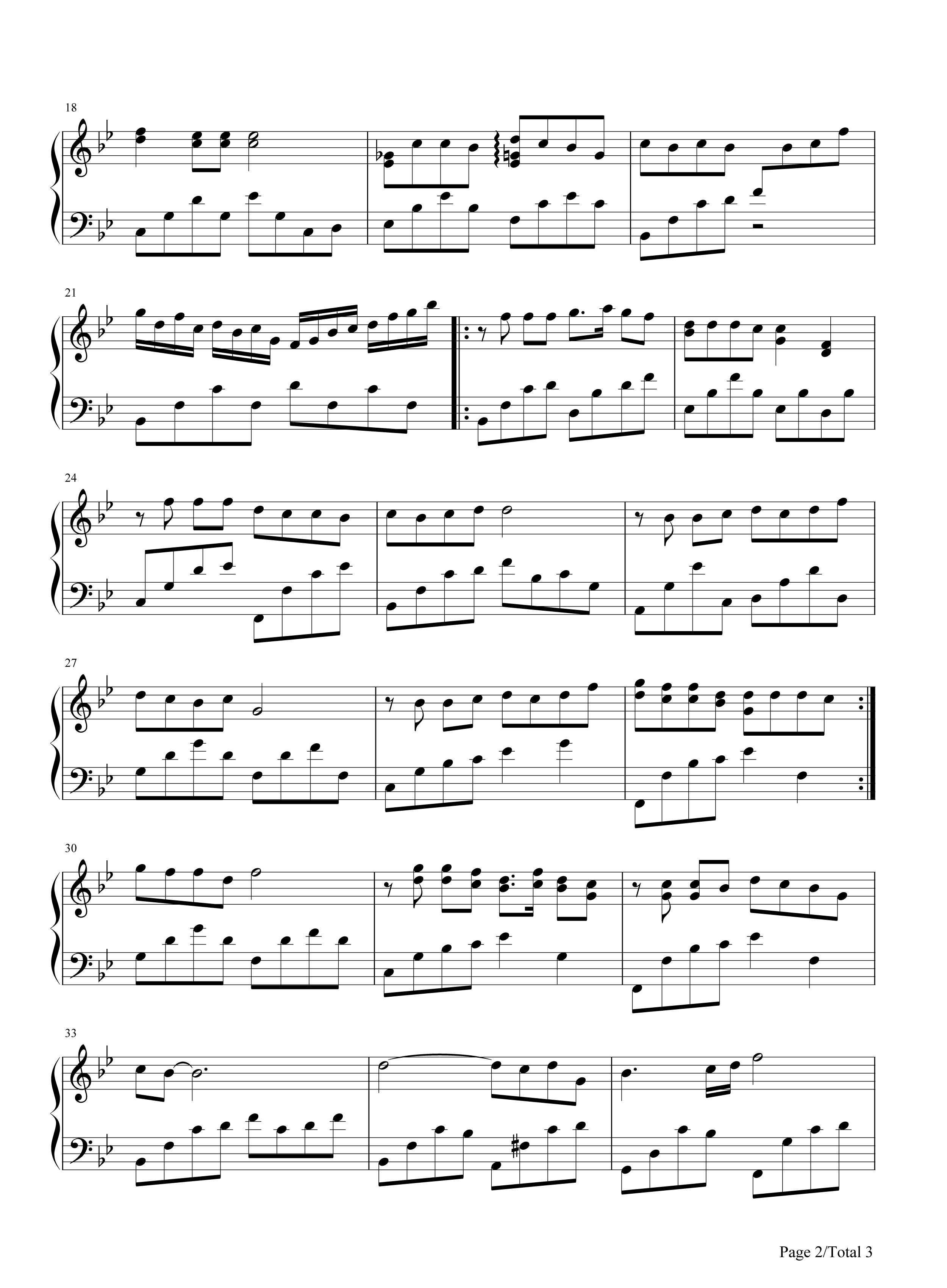 陈奕迅《东风破》钢琴谱五线谱