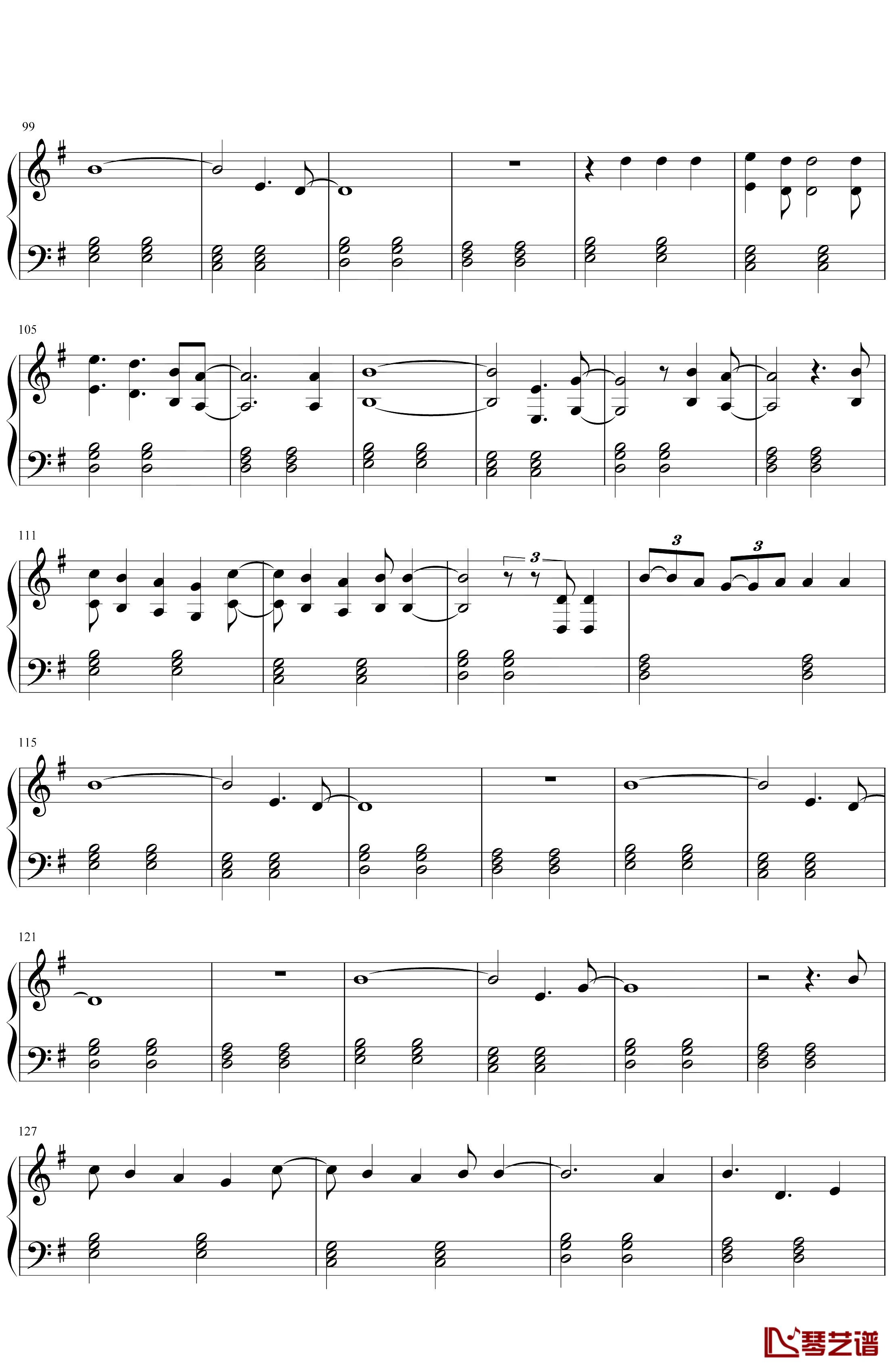joel adams《please dont go》钢琴谱五线谱