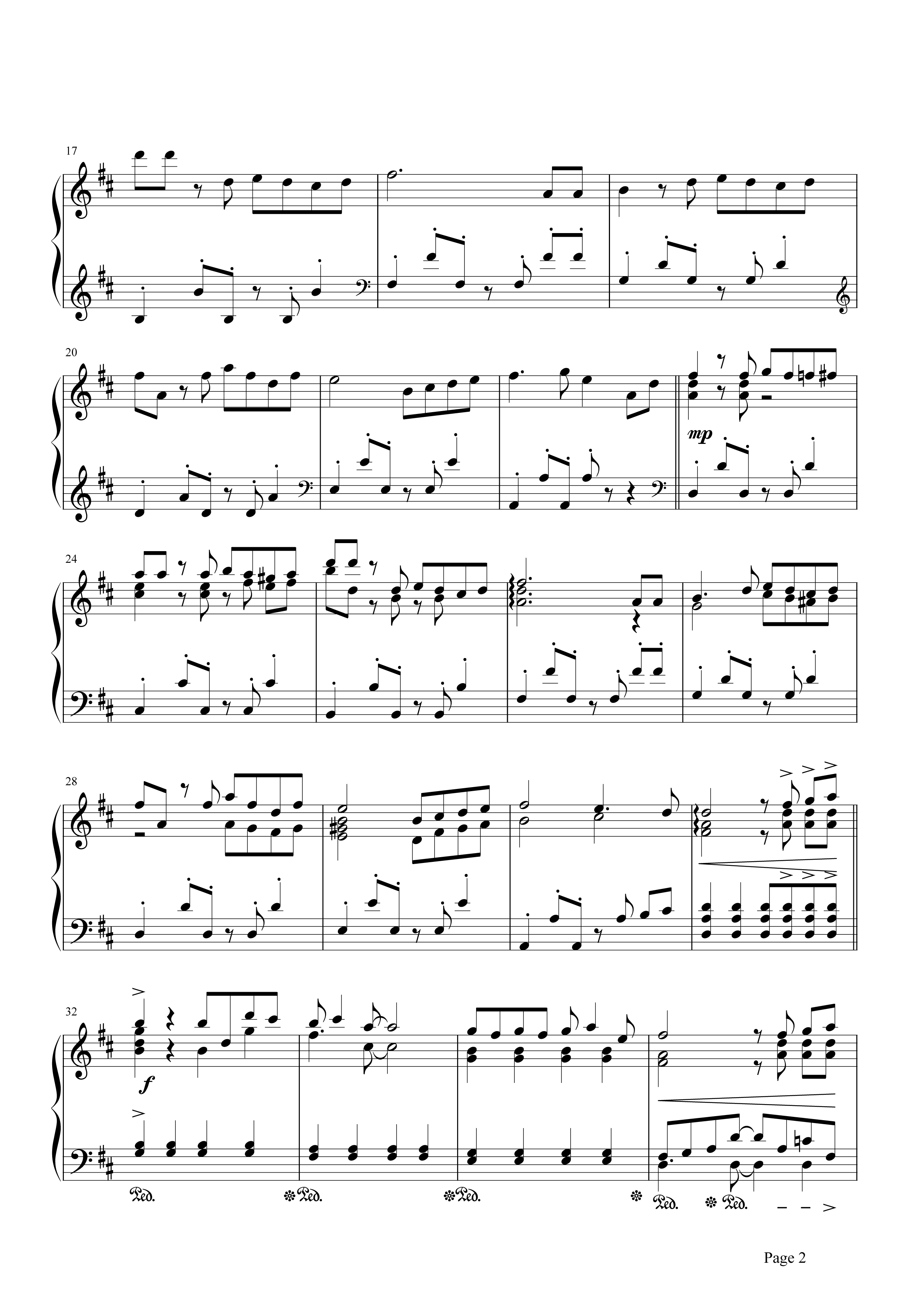 杨菲洋《么么么么哒》钢琴谱五线谱