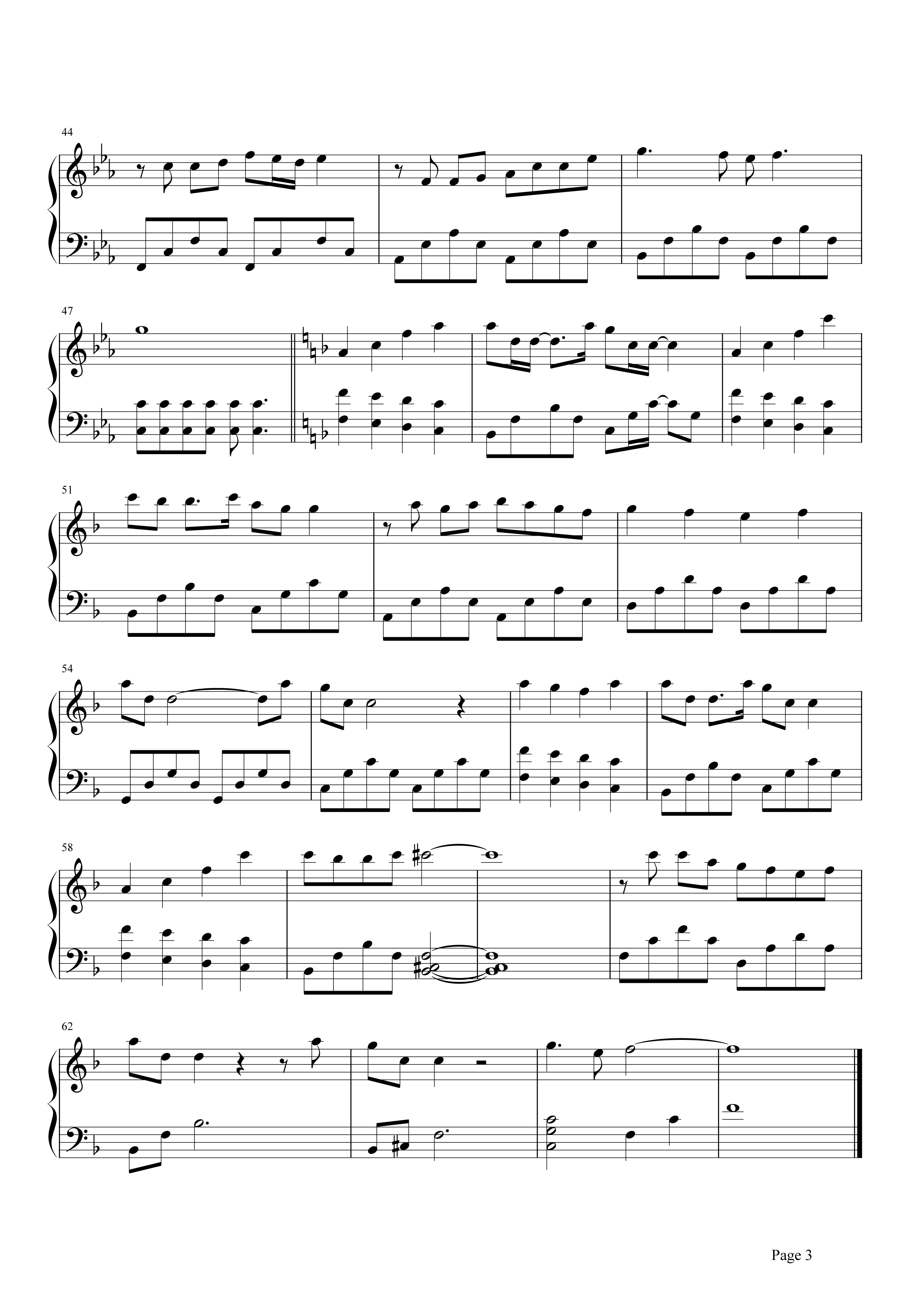 A-lin《梦话》钢琴谱五线谱