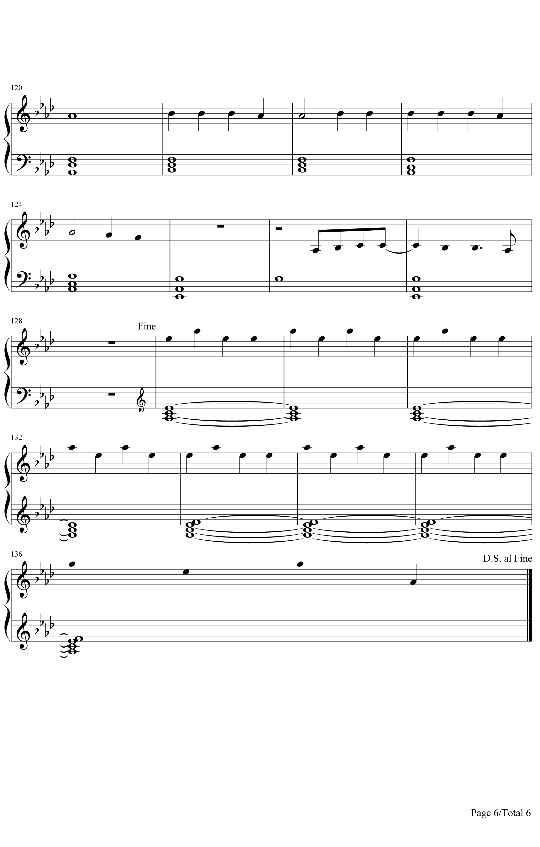 Ellie Goulding《Love Me Like You Do》钢琴谱五线谱