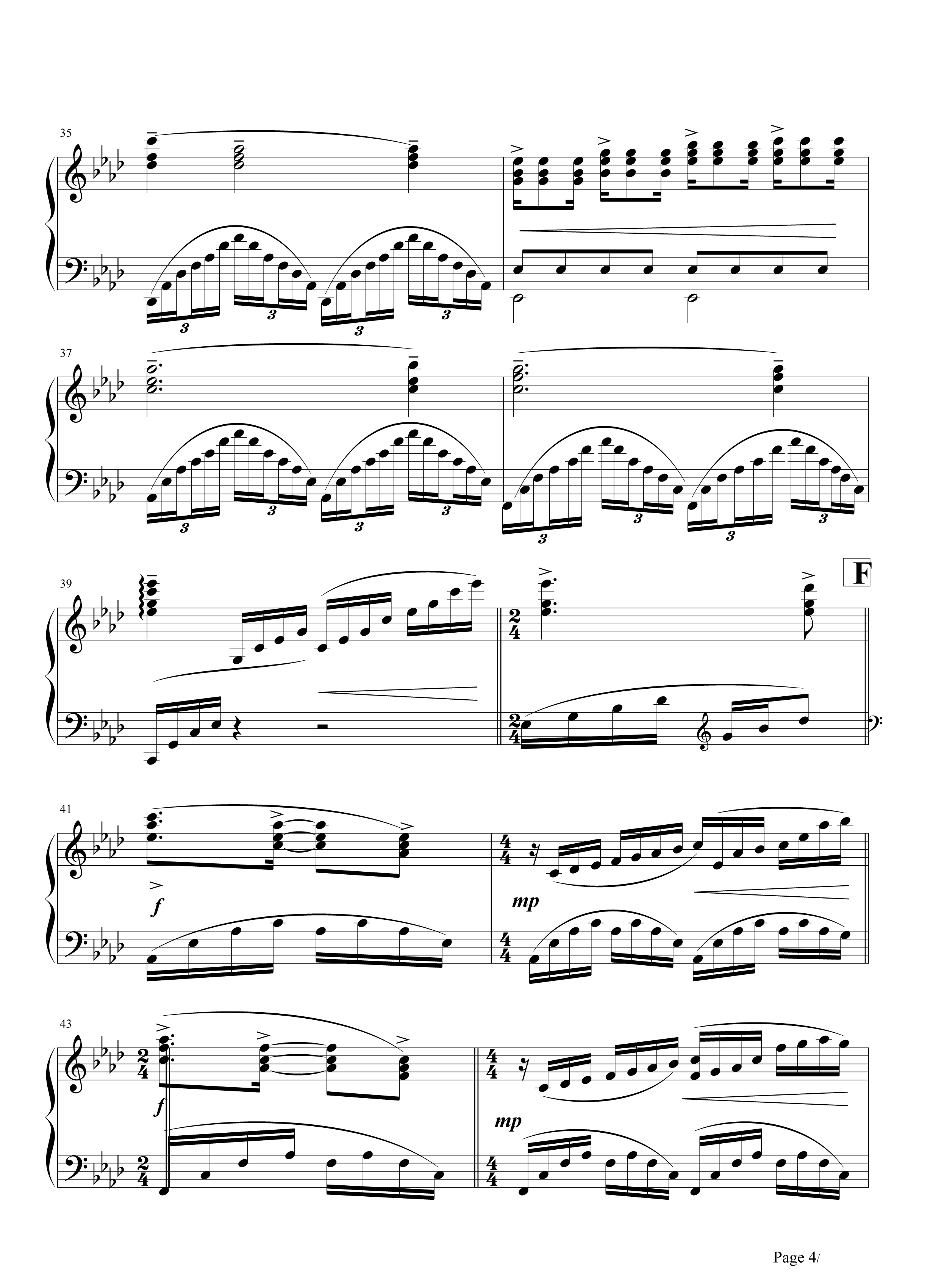 Unchained Melody《Unchained Melody》钢琴谱五线谱