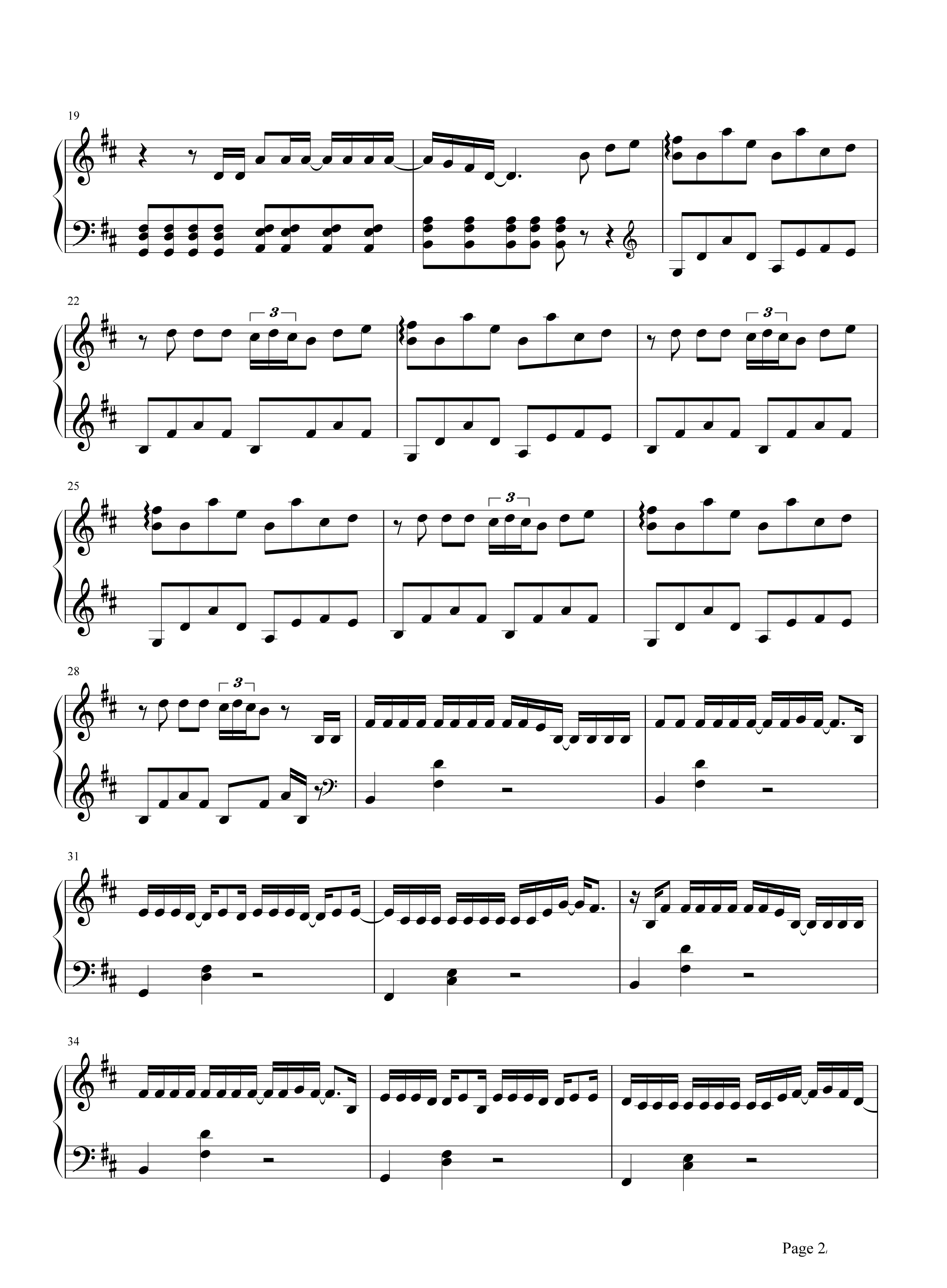 鏡音リン・レン《病名は愛だった (病名为爱)》钢琴谱五线谱