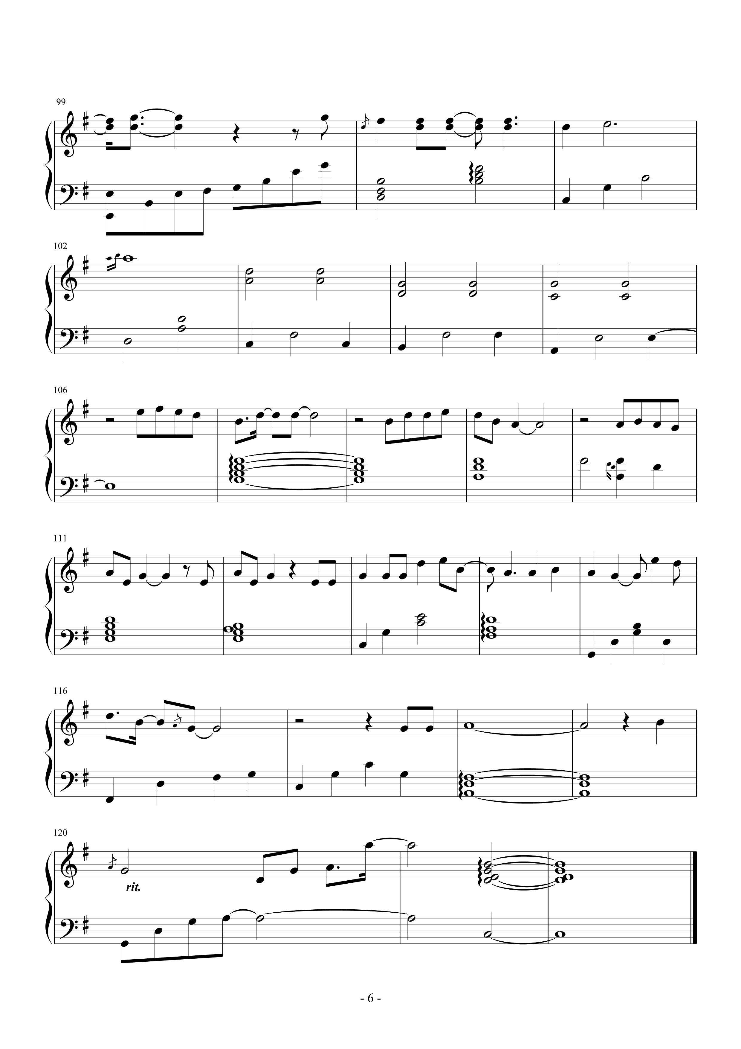 林忆莲《为你我受冷风吹》钢琴谱五线谱