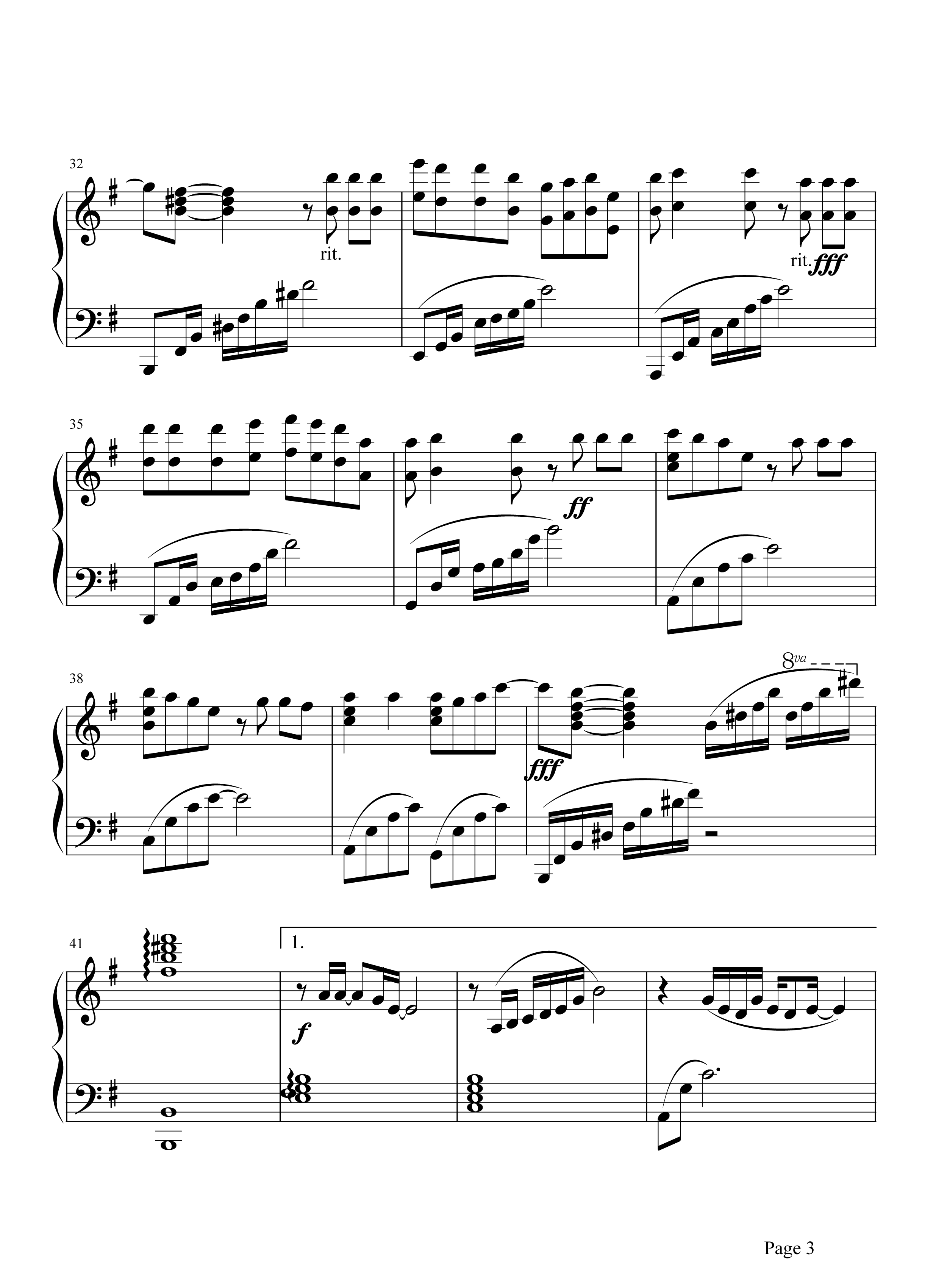 群星《只要有你》钢琴谱五线谱
