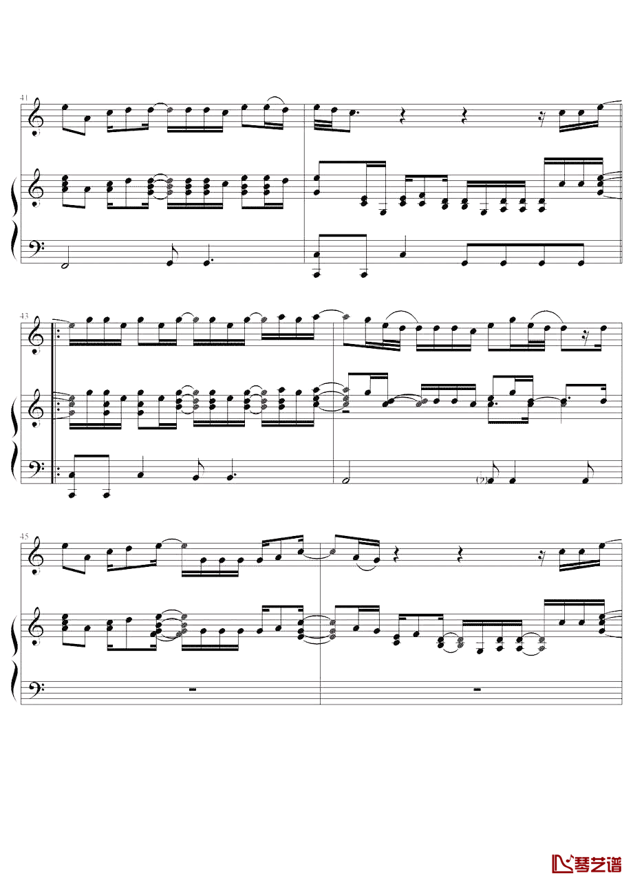 Daniel Richard Powter《Free loop》钢琴谱五线谱