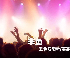 五色石南叶/慕寒《非鱼》钢琴谱五线谱