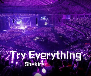 Shakira《Try Everything》钢琴谱五线谱