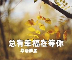 华语群星《总有幸福在等你》钢琴谱五线谱