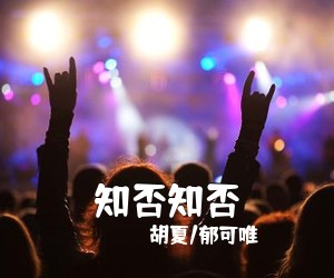 胡夏/郁可唯《知否知否》钢琴谱五线谱