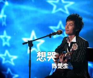 陈楚生《想哭》G调吉他谱