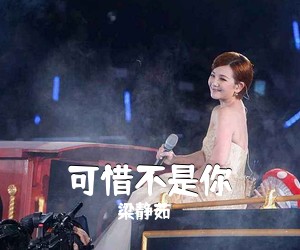 梁静茹《可惜不是你》C调吉他谱