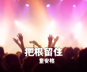 童安格《把根留住》G调吉他谱