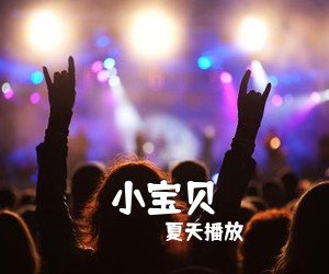 夏天播放《小宝贝》C调吉他谱