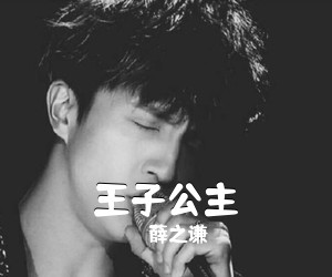 薛之谦《王子公主》C调吉他谱