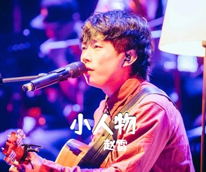 赵雷《小人物》F调吉他谱