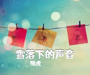 陆虎《雪落下的声音》B调吉他谱