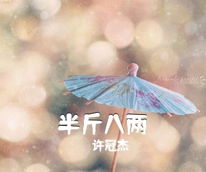 许冠杰《半斤八两》G调吉他谱