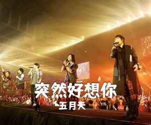 五月天《突然好想你》D调吉他谱