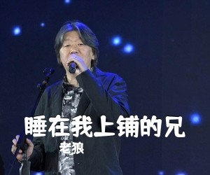 老狼《睡在我上铺的兄》C调吉他谱
