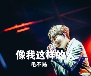 毛不易《像我这样的人》C调吉他谱