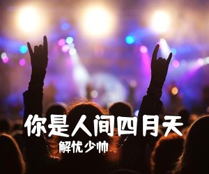 解忧少帅《你是人间四月天》G调吉他谱