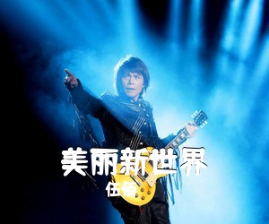伍佰《美丽新世界》G调吉他谱