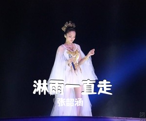 张韶涵《淋雨一直走》C调吉他谱