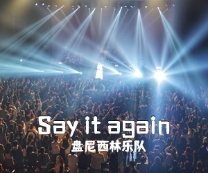 盘尼西林乐队《Say it again》C调吉他谱