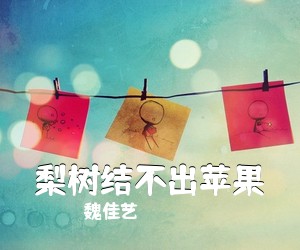 魏佳艺《梨树结不出苹果》尤克里里谱